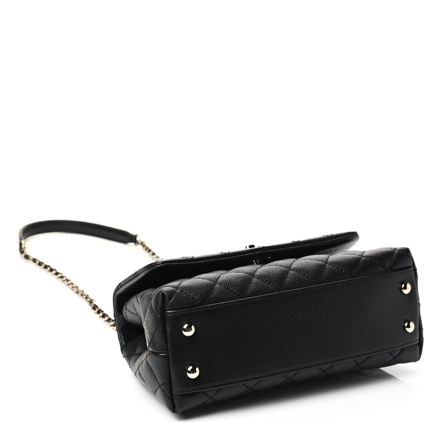 Chanel Caviar Quilted Mini Coco Handle Flap Black 3 of 4