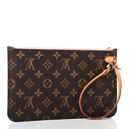 Louis Vuitton Monogram Neverfull MM GM Pochette Sugar Pink 2 of 4