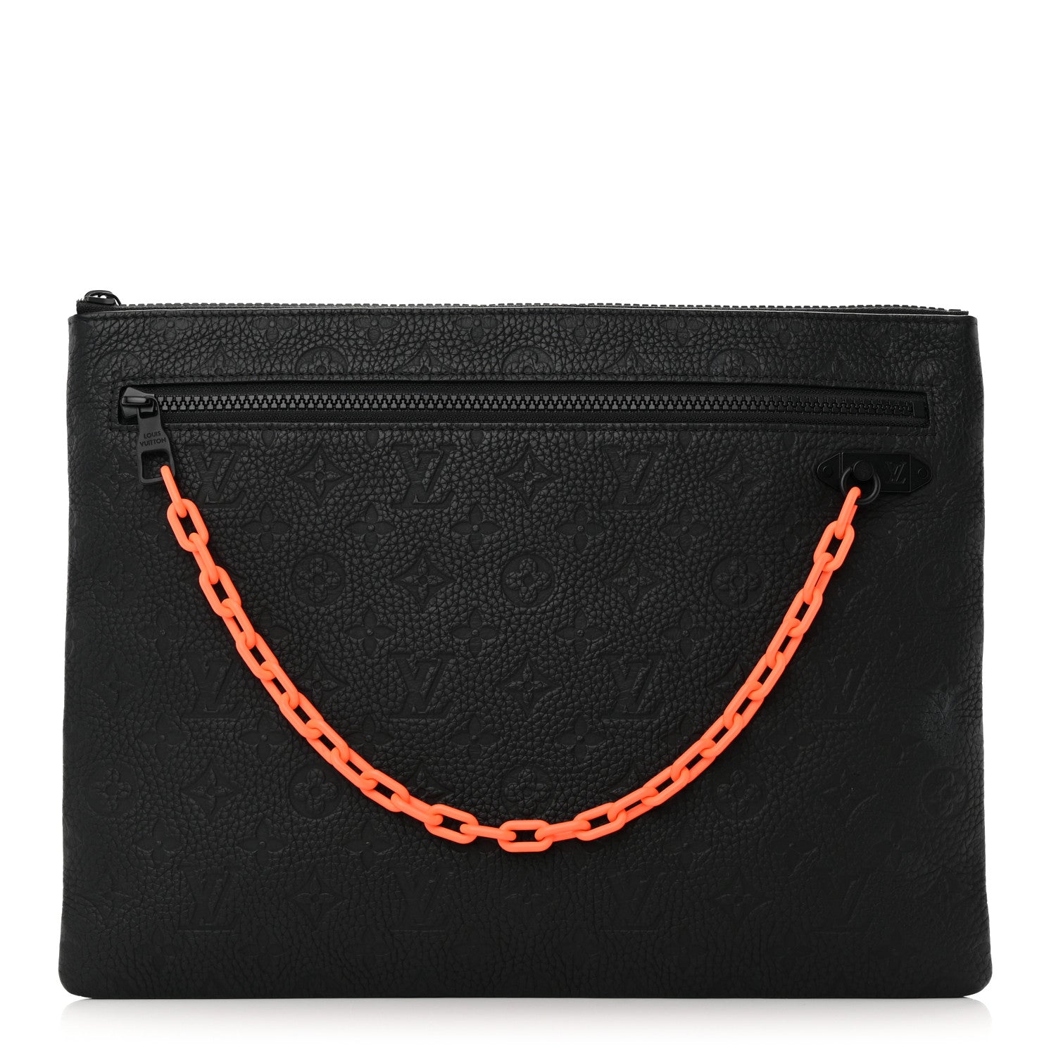 Louis Vuitton Taurillon Monogram Solar Ray A4 Pouch Black 1 of 12