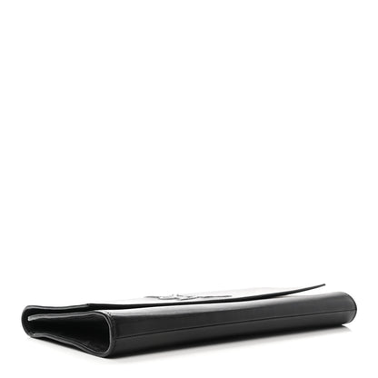 Saint Laurent Calfskin Monogram Large Belle De Jour Clutch Black 3 of 6