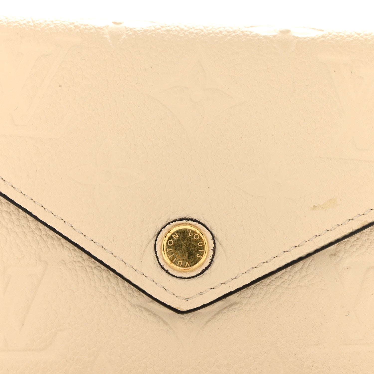 Louis Vuitton Empreinte Victorine Wallet Cream 9 of 9