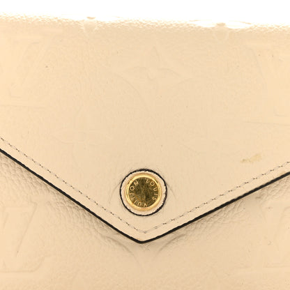 Louis Vuitton Empreinte Victorine Wallet Cream 9 of 9