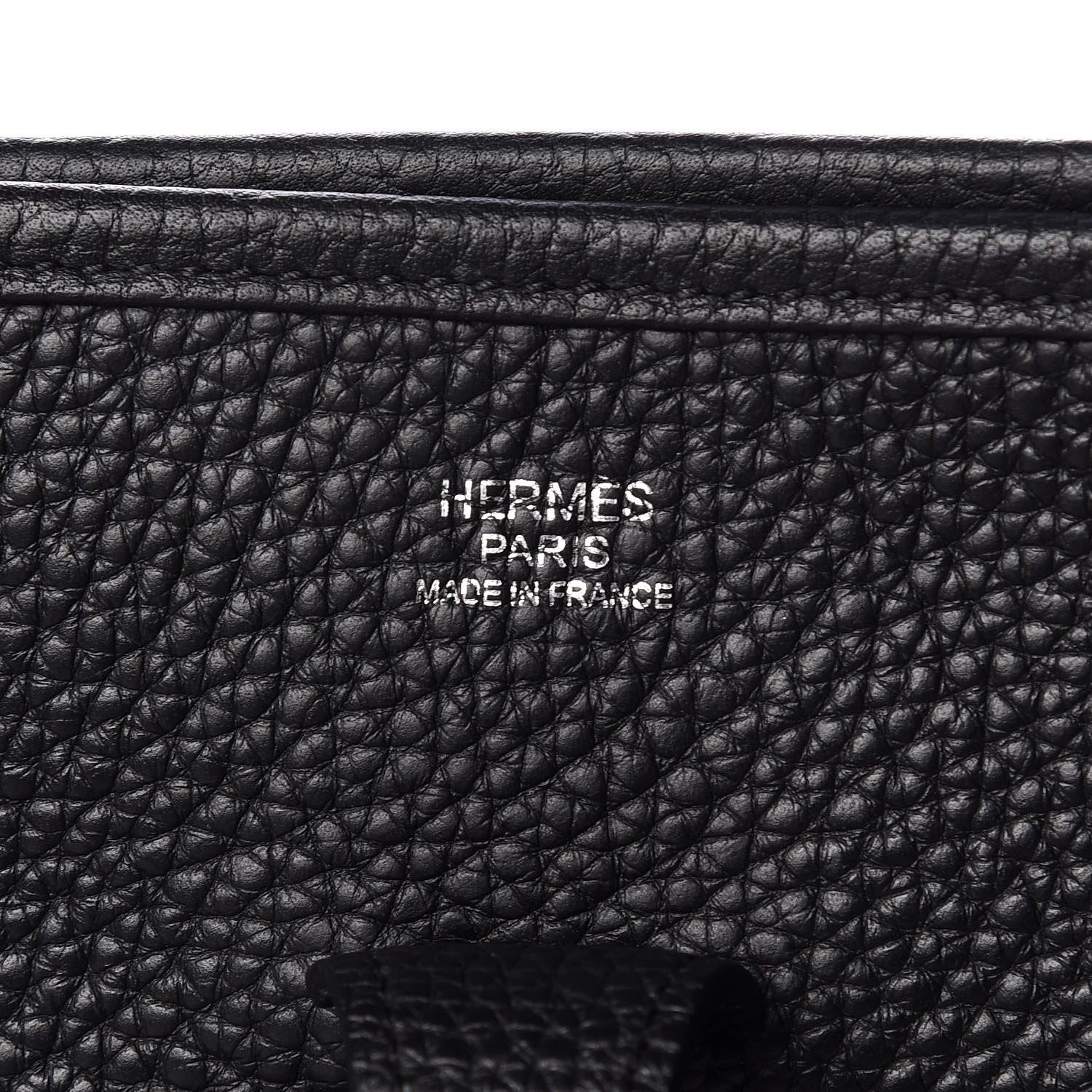 Hermes Taurillon Clemence Evelyne III PM Black 6 of 11