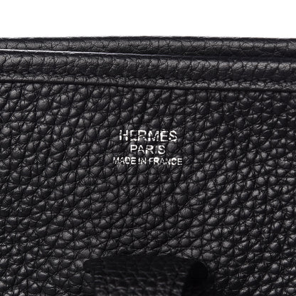 Hermes Taurillon Clemence Evelyne III PM Black 6 of 11