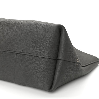 Moynat Taurillon Gex Calfskin Duo Reversible Tote Greige Zinc 10 of 10
