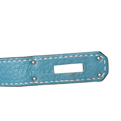 Hermes Togo Birkin 30 Blue Jean 6 of 19