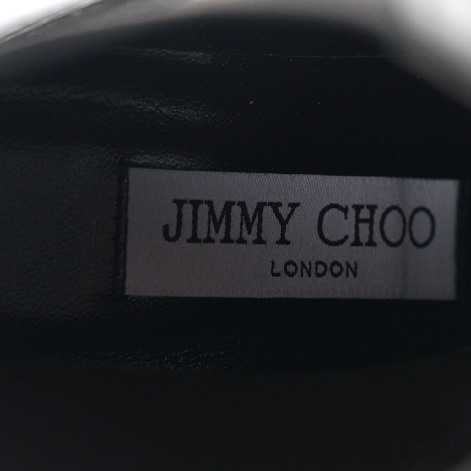 Jimmy Choo Calfskin Lug Sole Boots 36 Black 7 of 8