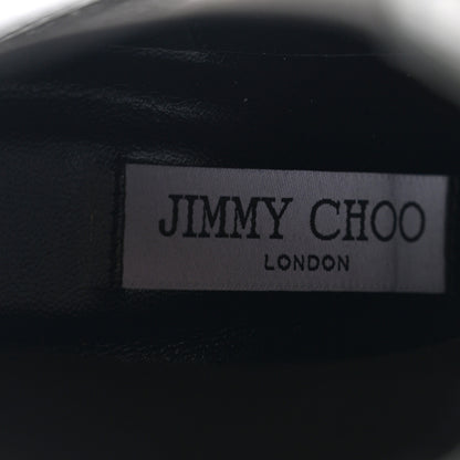 Jimmy Choo Calfskin Lug Sole Boots 36 Black 7 of 8