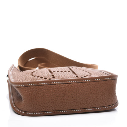 Hermes Taurillon Clemence Evelyne TPM Gold 3 of 9