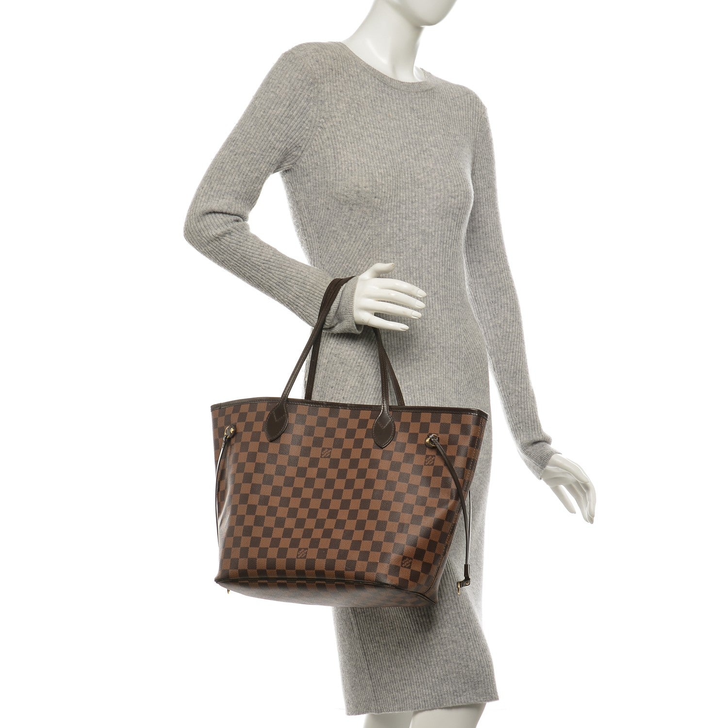 Louis Vuitton Damier Ebene Neverfull MM 2 of 7