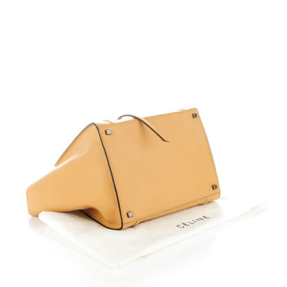 Celine Drummed Calfskin Medium Phantom Luggage Daffodil 4 of 7