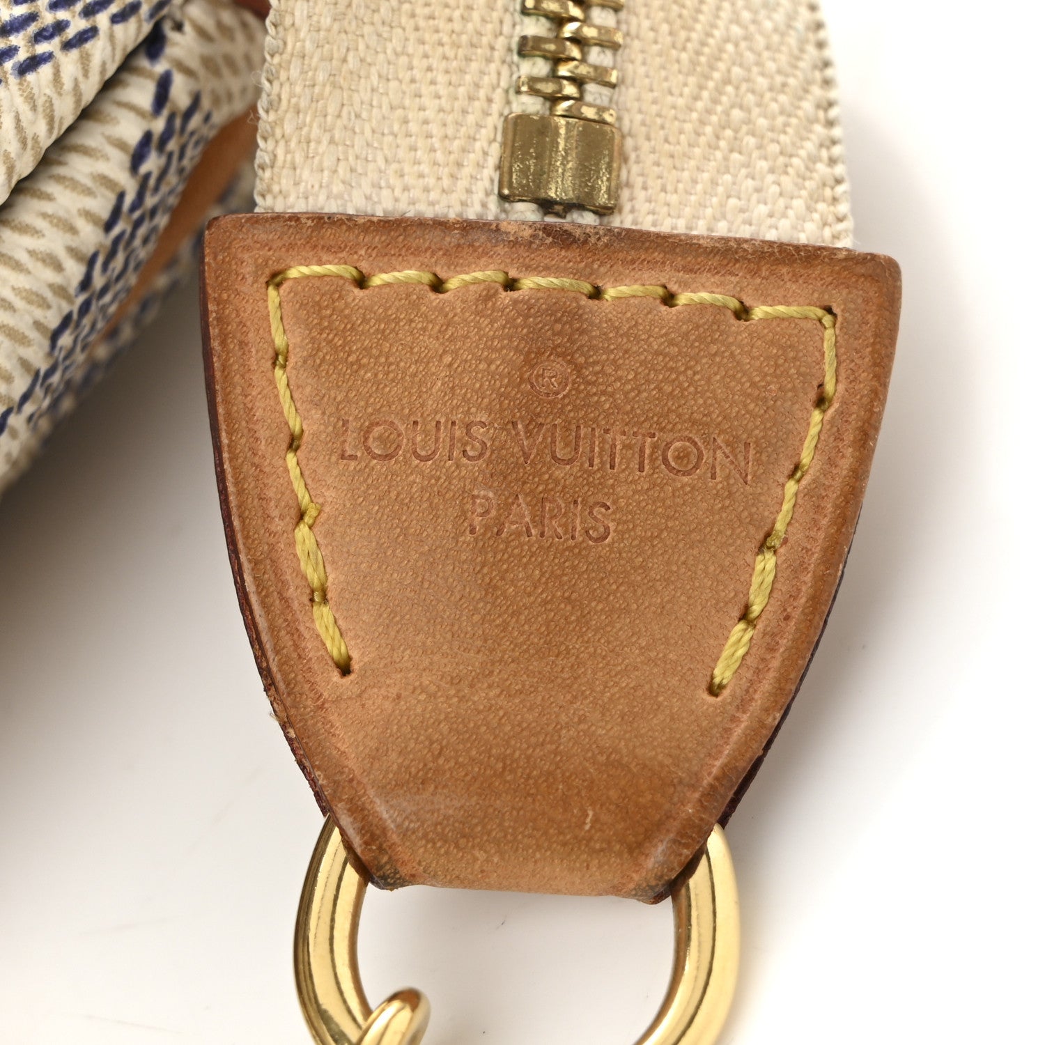 Louis Vuitton Damier Azur Eva Clutch 6 of 10