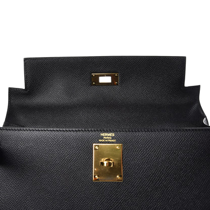 Hermes Epsom Kelly Sellier 28 Black 31 of 38