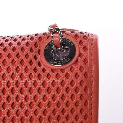 Chanel Perforated Calfskin Small Up In The Air Flap Red 10 of 21