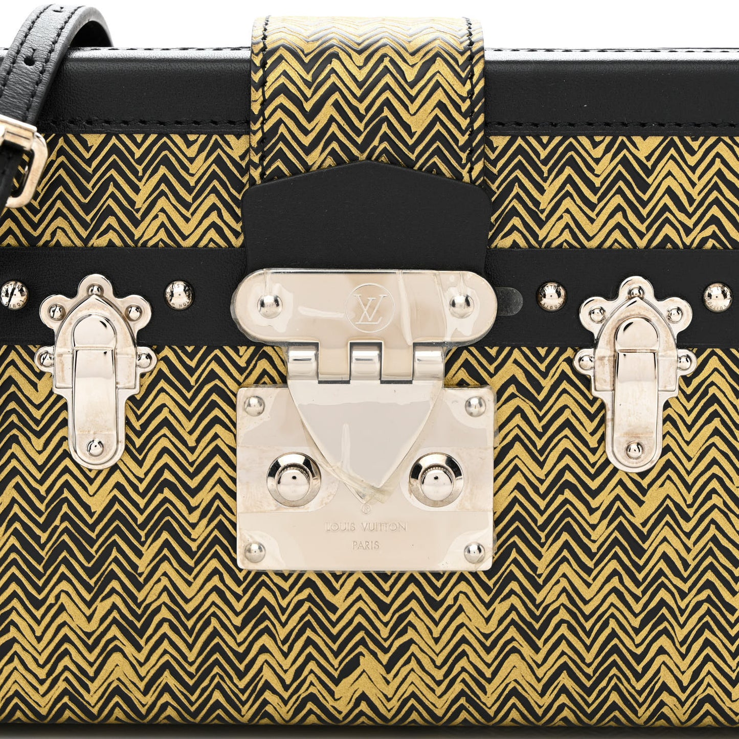 Epi Chevron Printed Petite Malle
