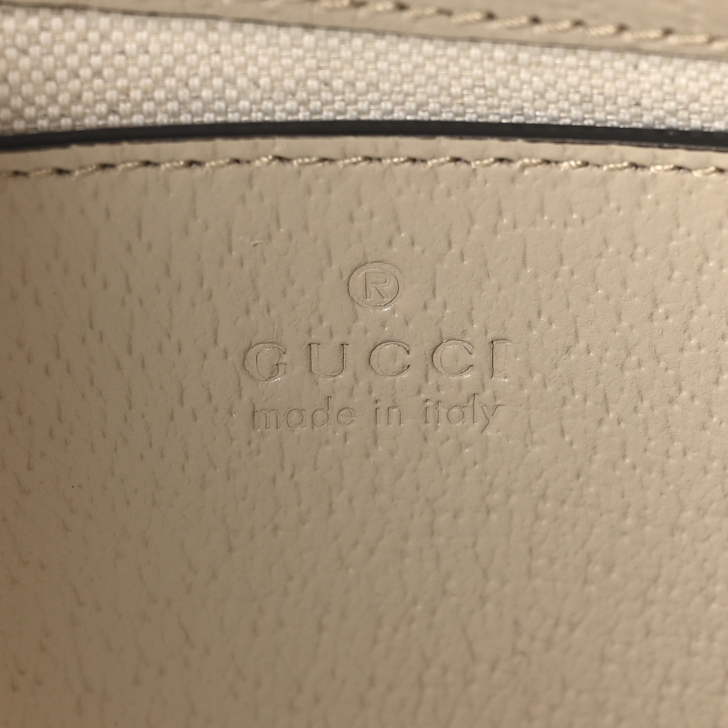 Gucci GG Supreme Monogram Textured Dollar Calfskin Small Ophidia Hobo Beige Mystic White Oatmeal 6 of 10