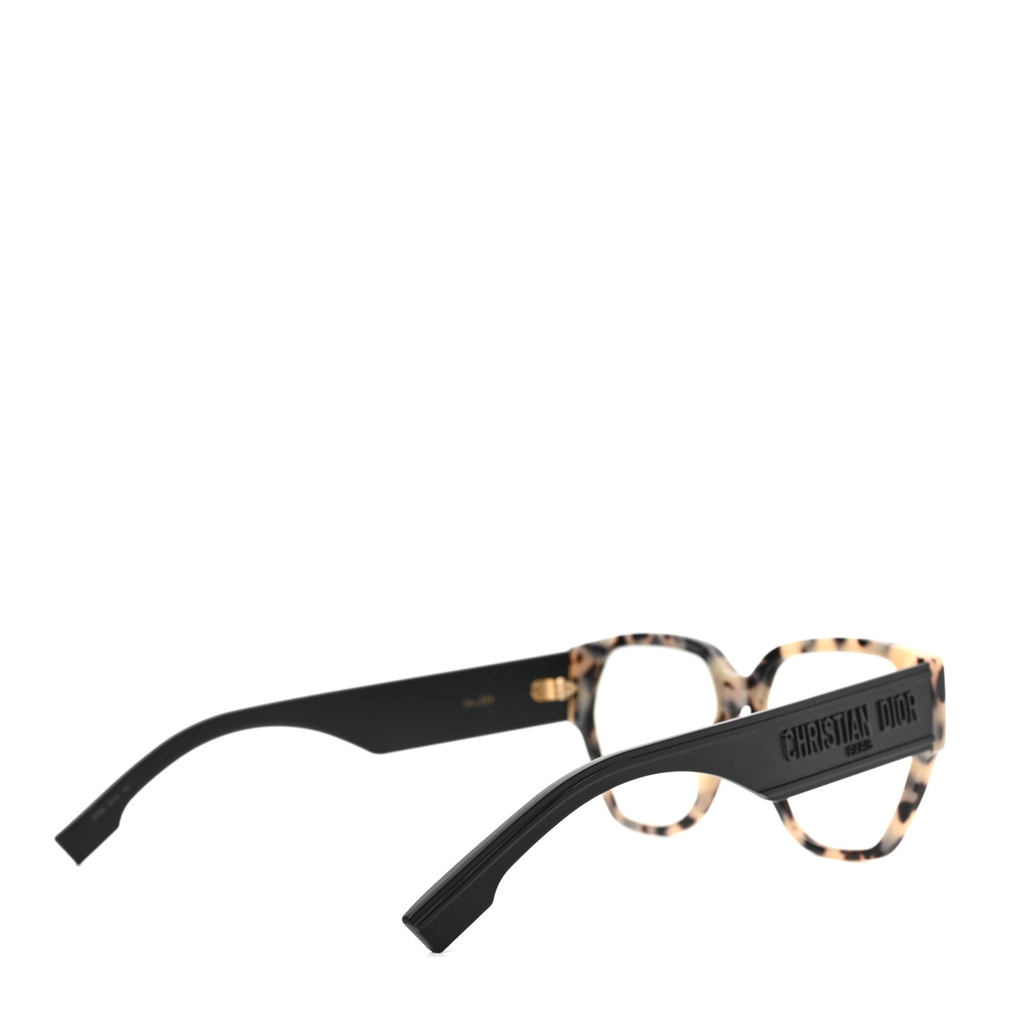 Acetate Square DiorID1 Sunglasses White Tortoise