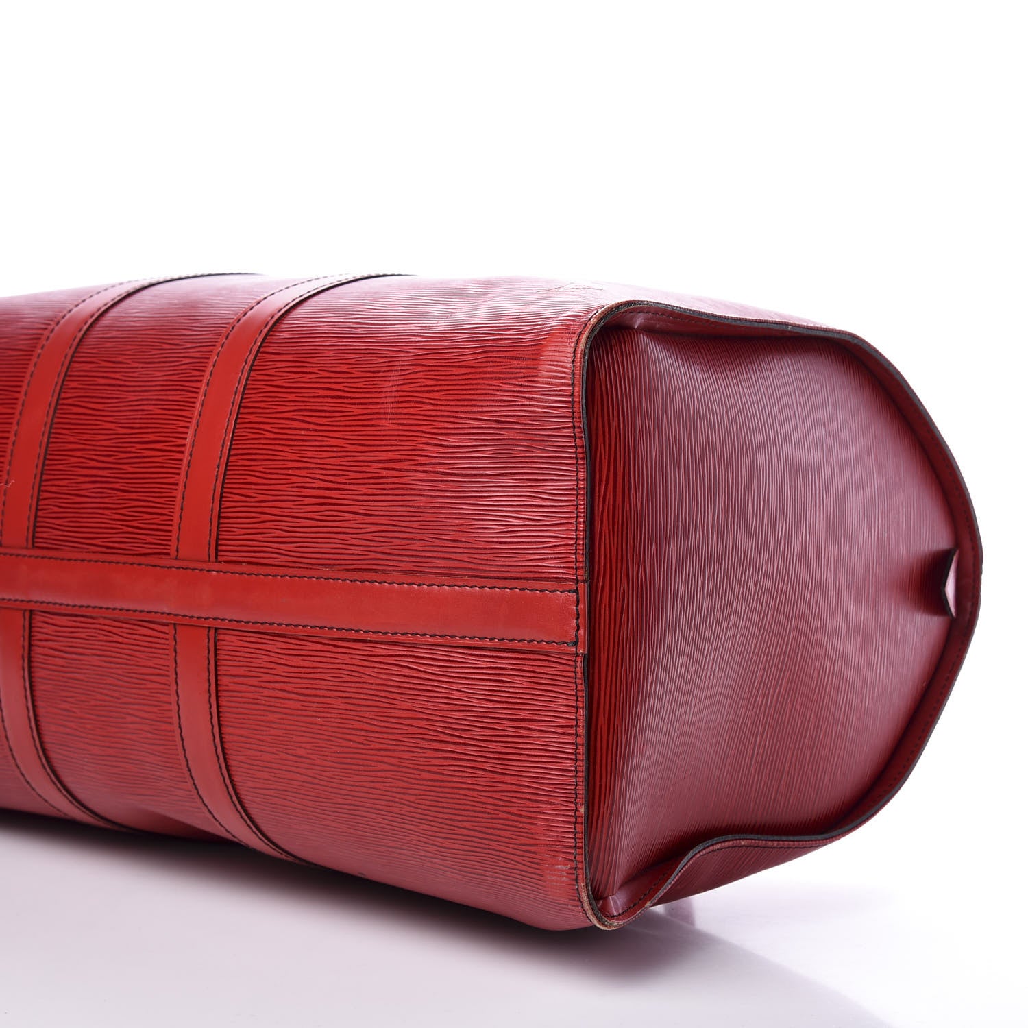 Louis Vuitton Epi Keepall 45 Castillan Red 6 of 15