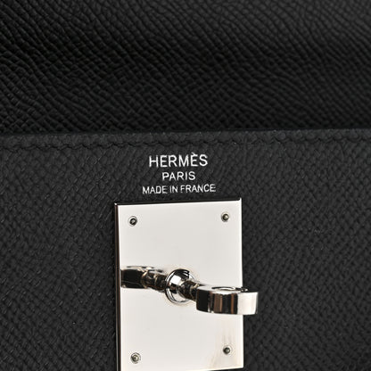 Hermes Epsom Kelly Sellier 28 Black 6 of 14