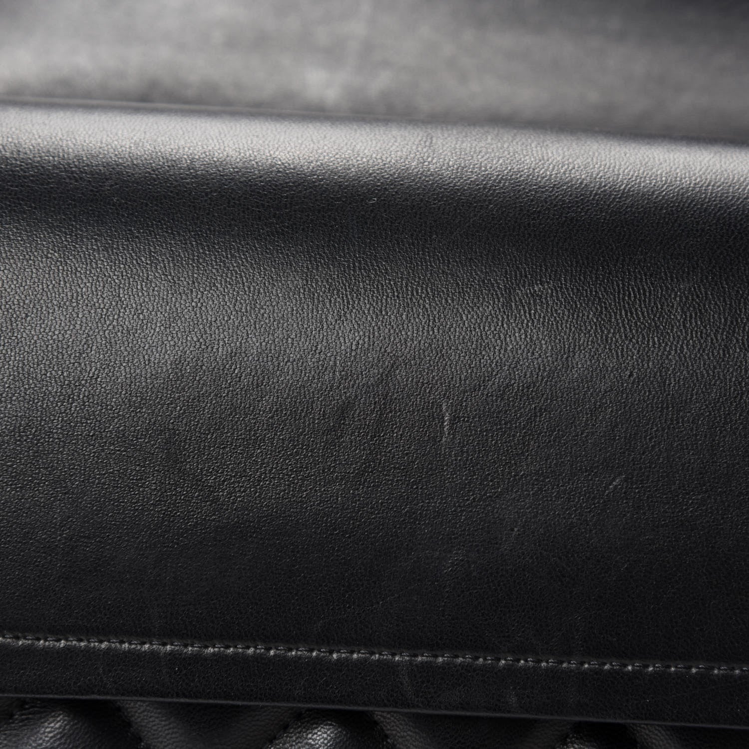 Chanel Lambskin Quilted Jumbo Double Flap Black 10 of 15