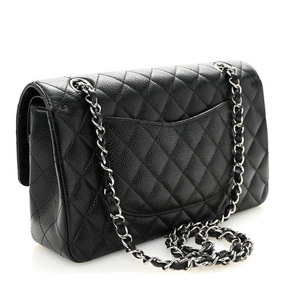 Chanel Caviar Quilted Medium Double Flap Black 3 of 10