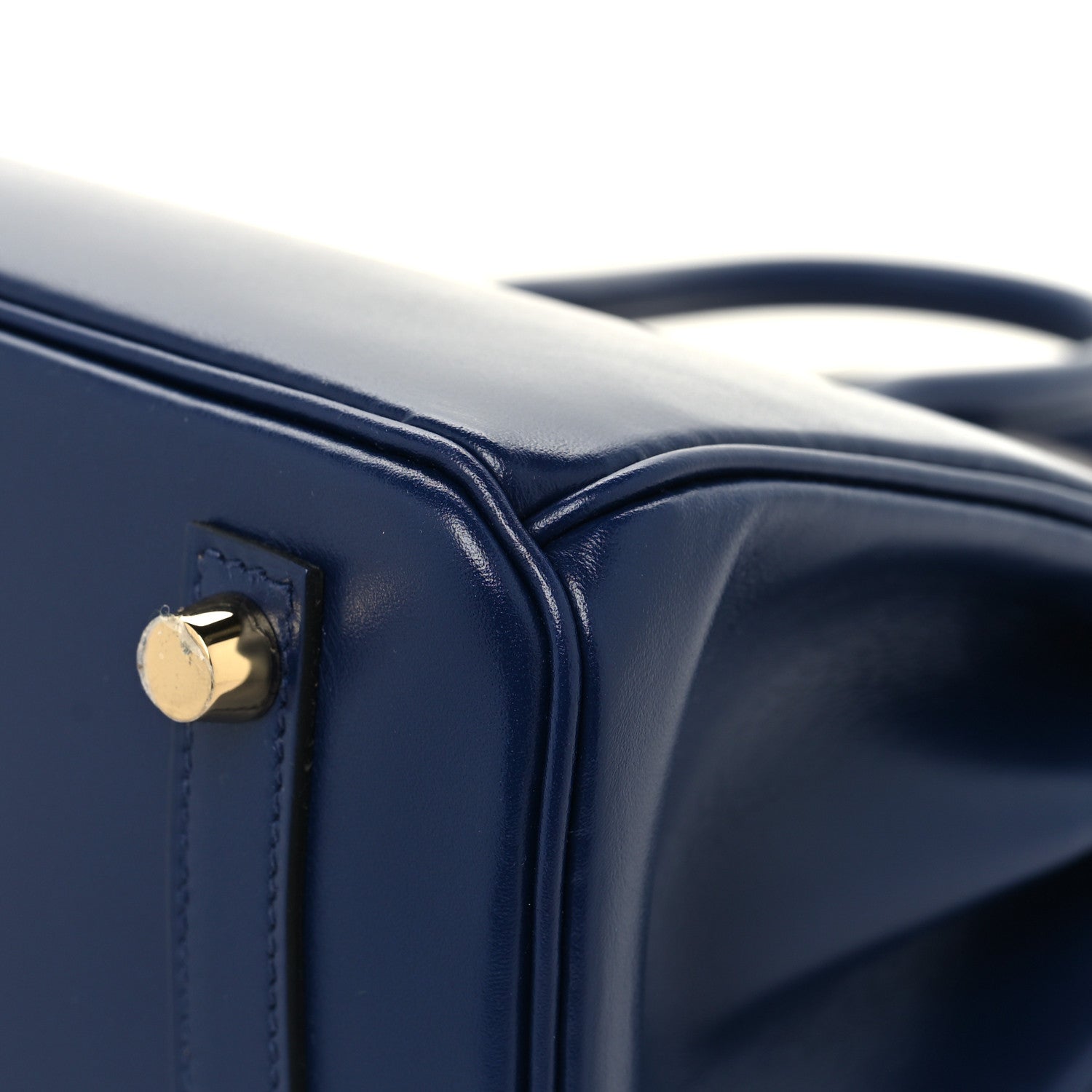 Hermes Tadelakt Birkin 25 Bleu Saphir 11 of 12