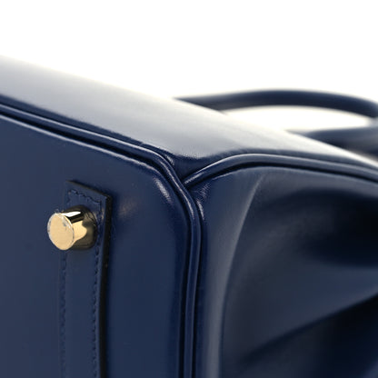 Hermes Tadelakt Birkin 25 Bleu Saphir 11 of 12
