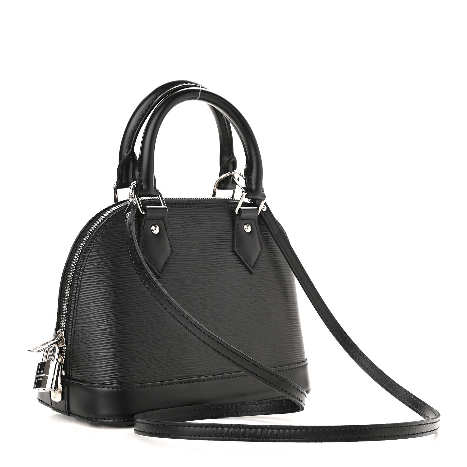 Louis Vuitton Epi Alma BB Black 3 of 8