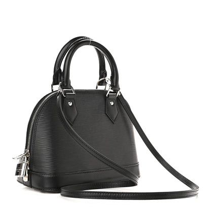 Louis Vuitton Epi Alma BB Black 3 of 8