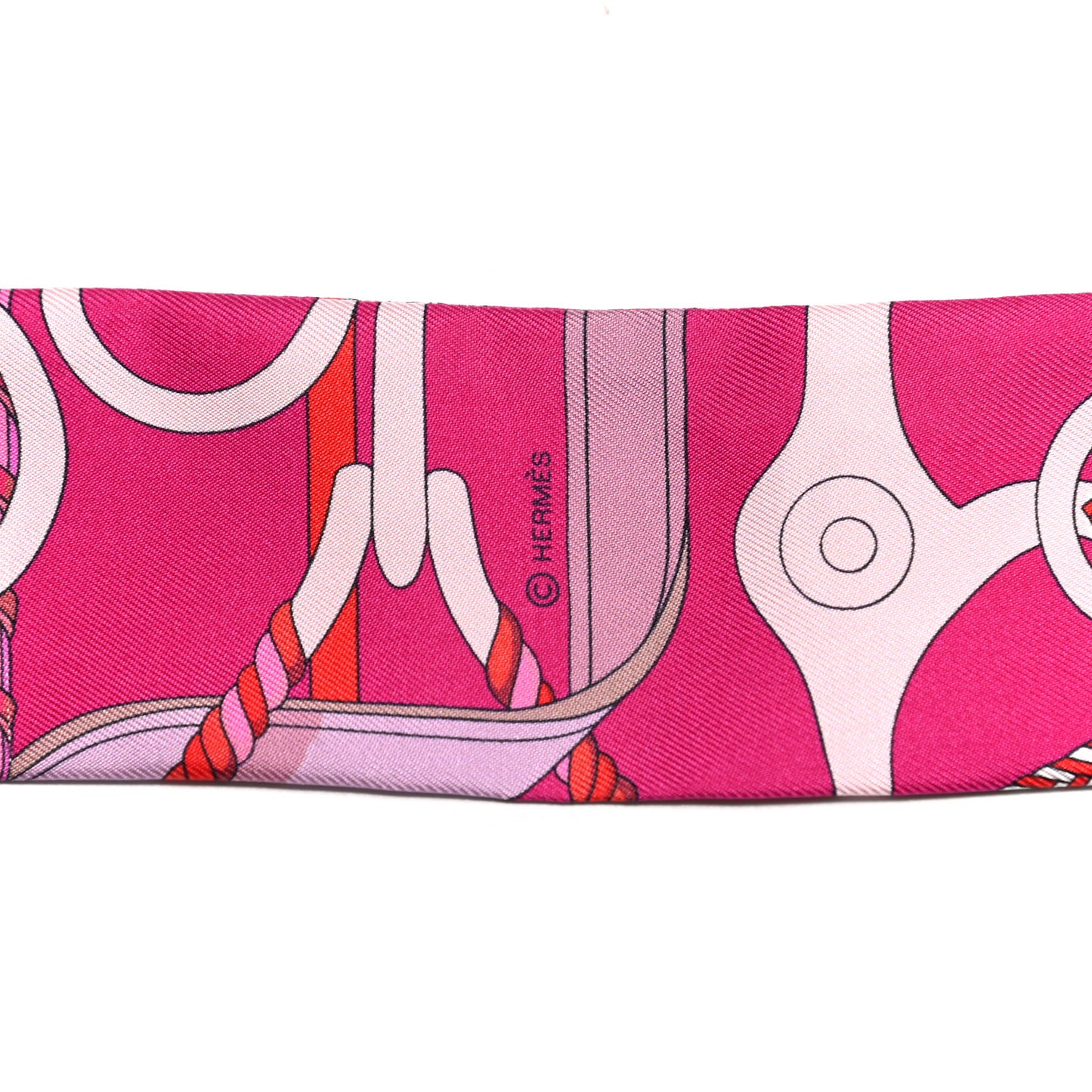 Silk Panoplie Equestre Twilly Fuchsia Rose Rouge