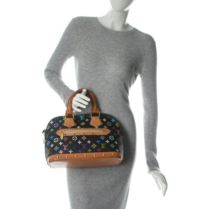 Louis Vuitton Monogram Multicolor Alma Black 2 of 7