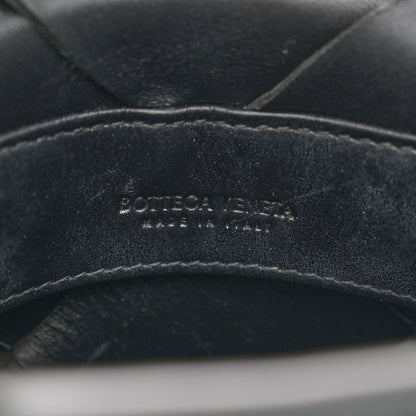 Bottega Veneta Nappa Maxi Intrecciato Clasp Bucket Bag Black 6 of 10