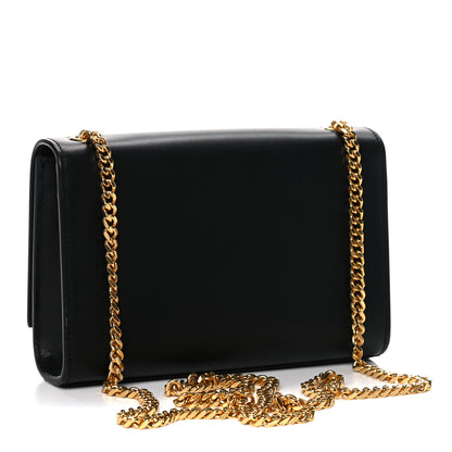 Saint Laurent Calfskin Small Classic Monogram Kate Tassel Satchel Black 3 of 17