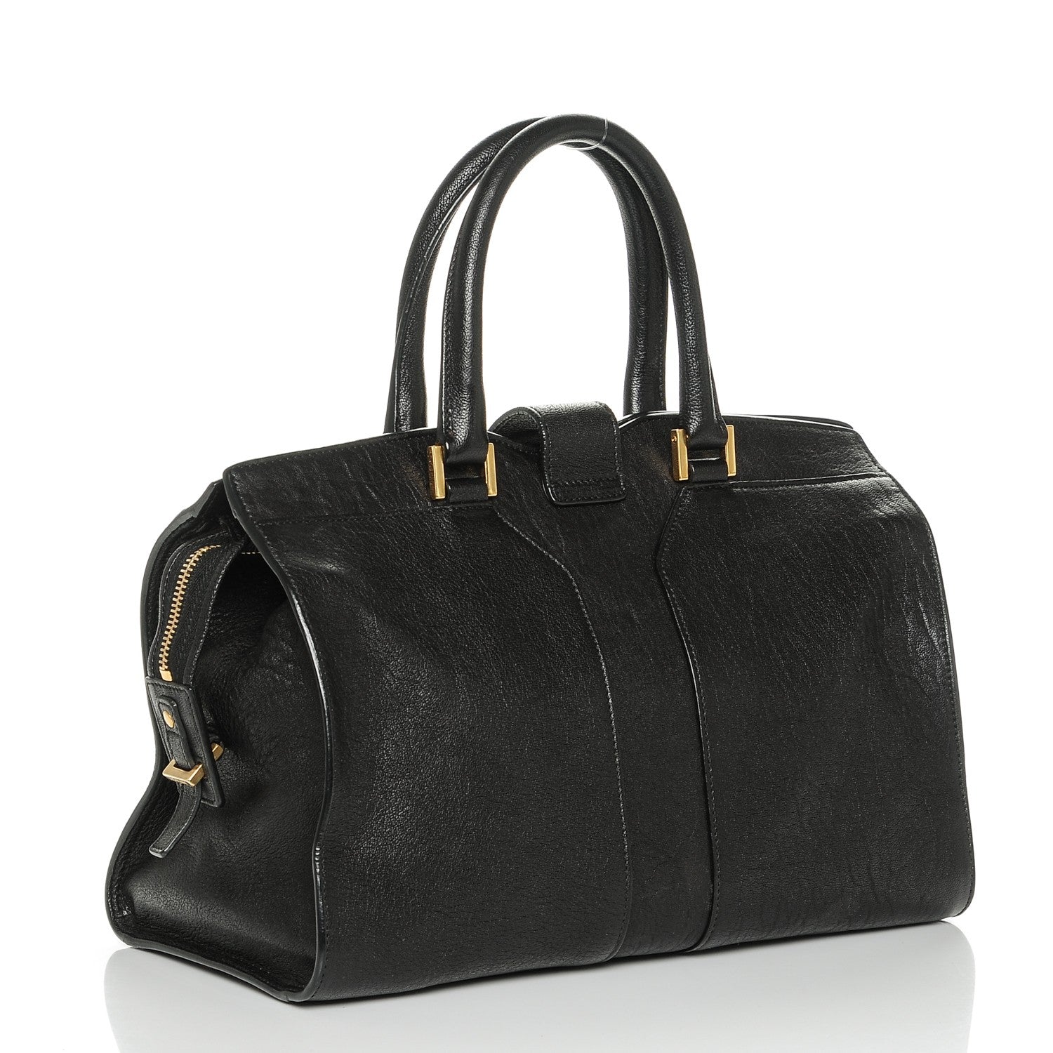 Saint Laurent Sheepskin Small Cabas ChYc Black 3 of 9
