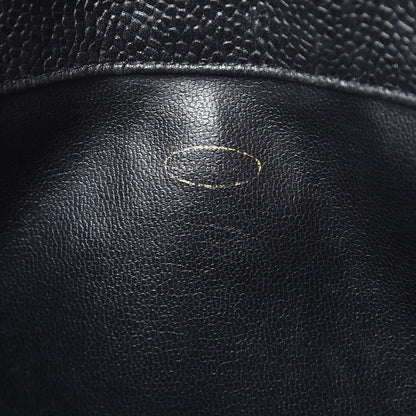 Chanel Caviar CC Drawstring Shoulder Bag Black 7 of 12