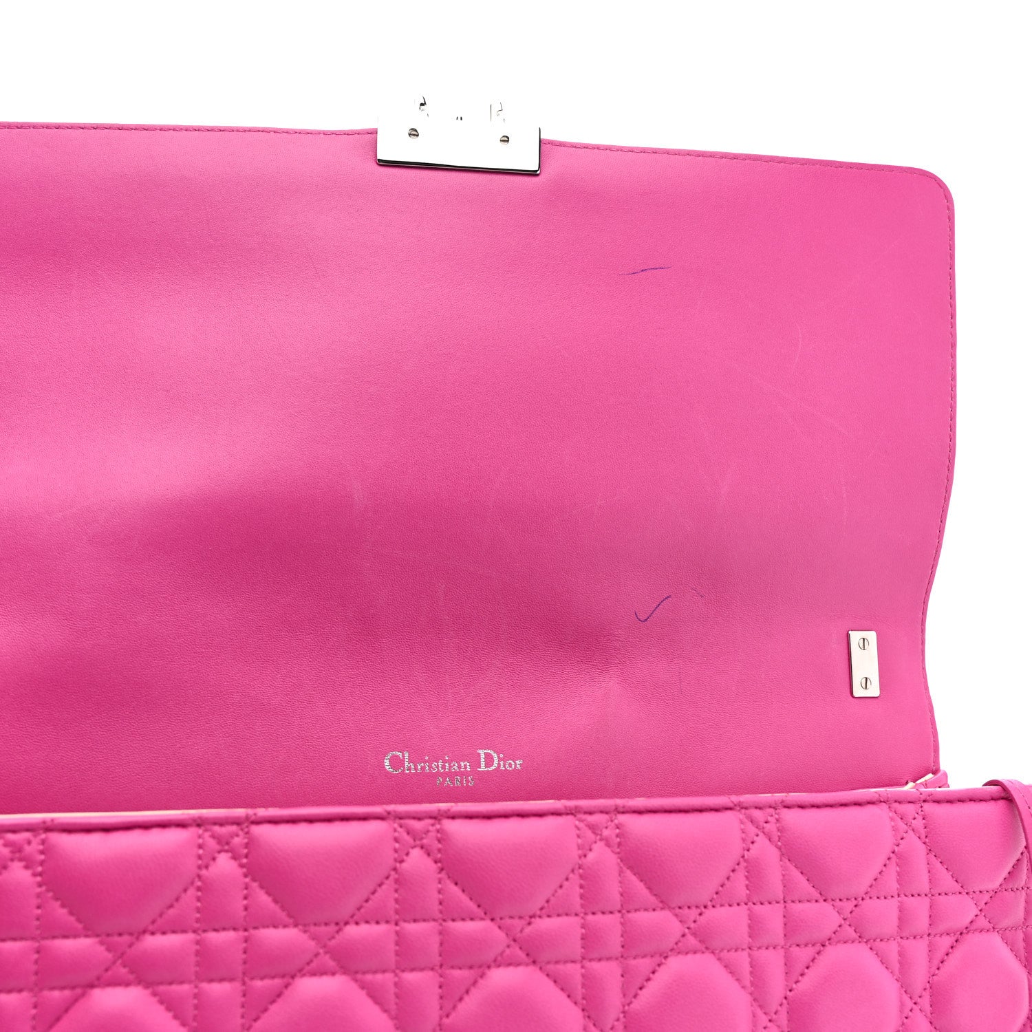 Christian Dior Lambskin Cannage Large Miss Dior Flap Sorbet 13 of 18