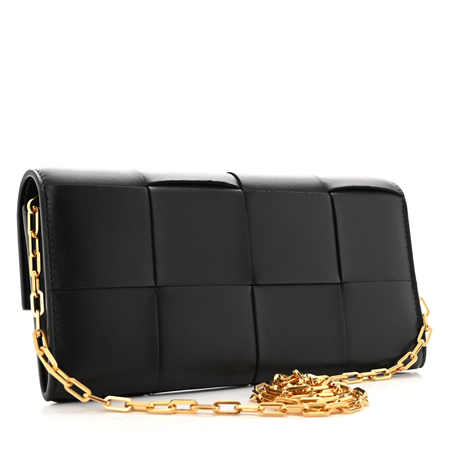 Bottega Veneta Nappa Maxi Intrecciato Cassette On Chain Black 3 of 12