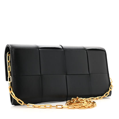 Bottega Veneta Nappa Maxi Intrecciato Cassette On Chain Black 3 of 12
