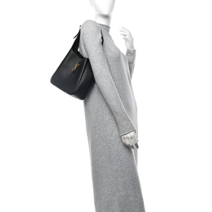 Saint Laurent Grained Calfskin Small Le 5 A 7 Soft Hobo Black 2 of 10