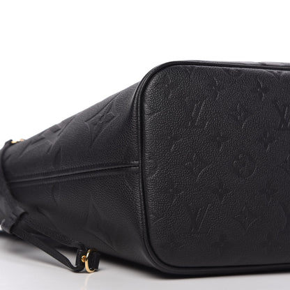 Louis Vuitton Empreinte Monogram Giant Neverfull MM Black 6 of 10