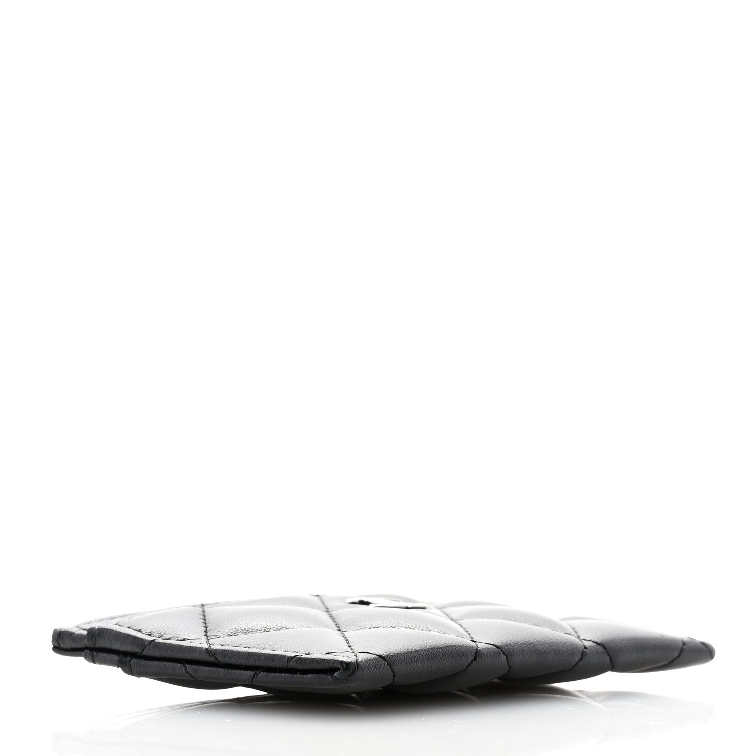 Chanel Lambskin Quilted Card Holder So Black 4 of 9