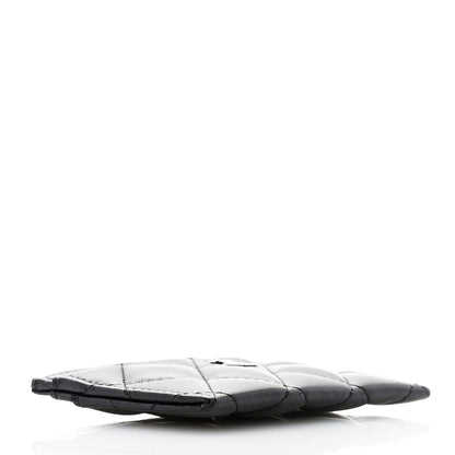 Chanel Lambskin Quilted Card Holder So Black 4 of 9