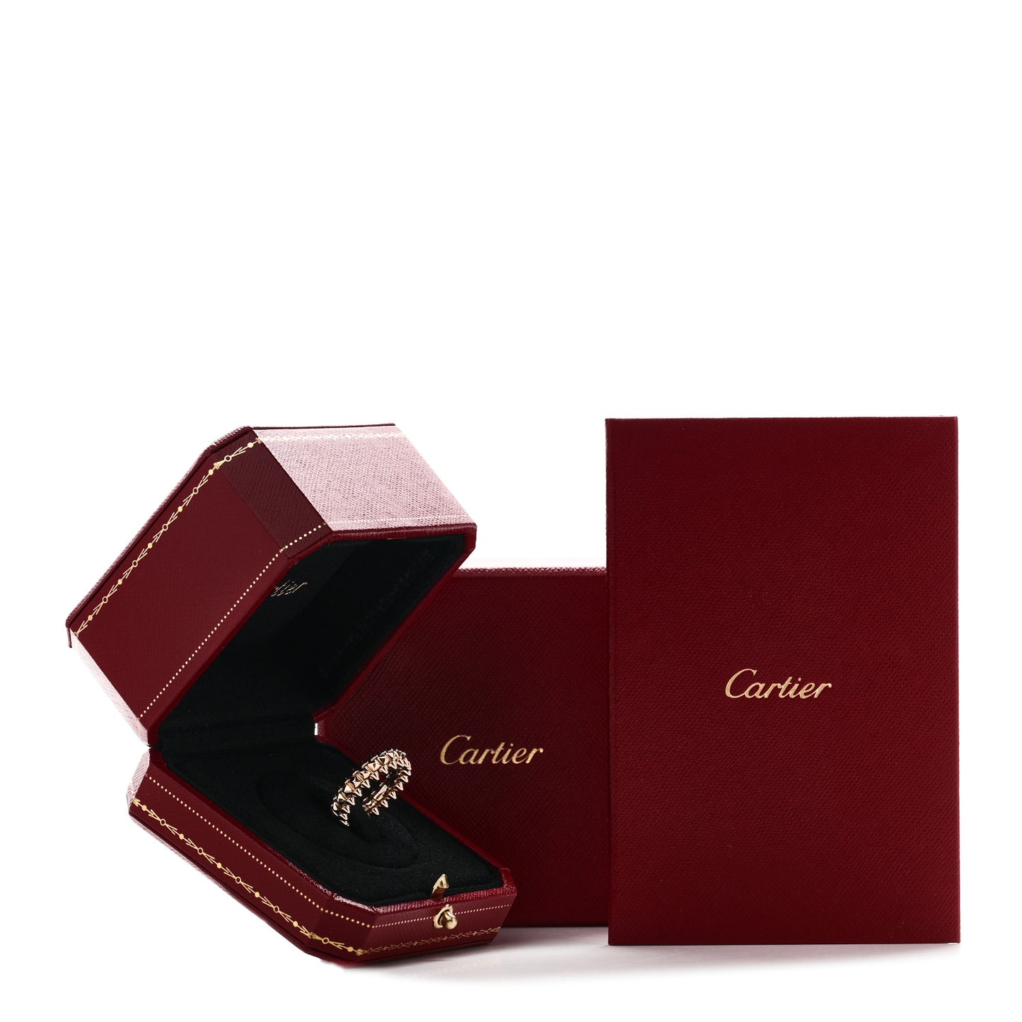 18K Pink Gold SM Clash De Cartier Ring 52 6