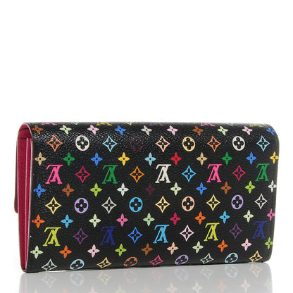 Louis Vuitton Monogram Multicolor Sarah Wallet Black Grenade 4 of 7