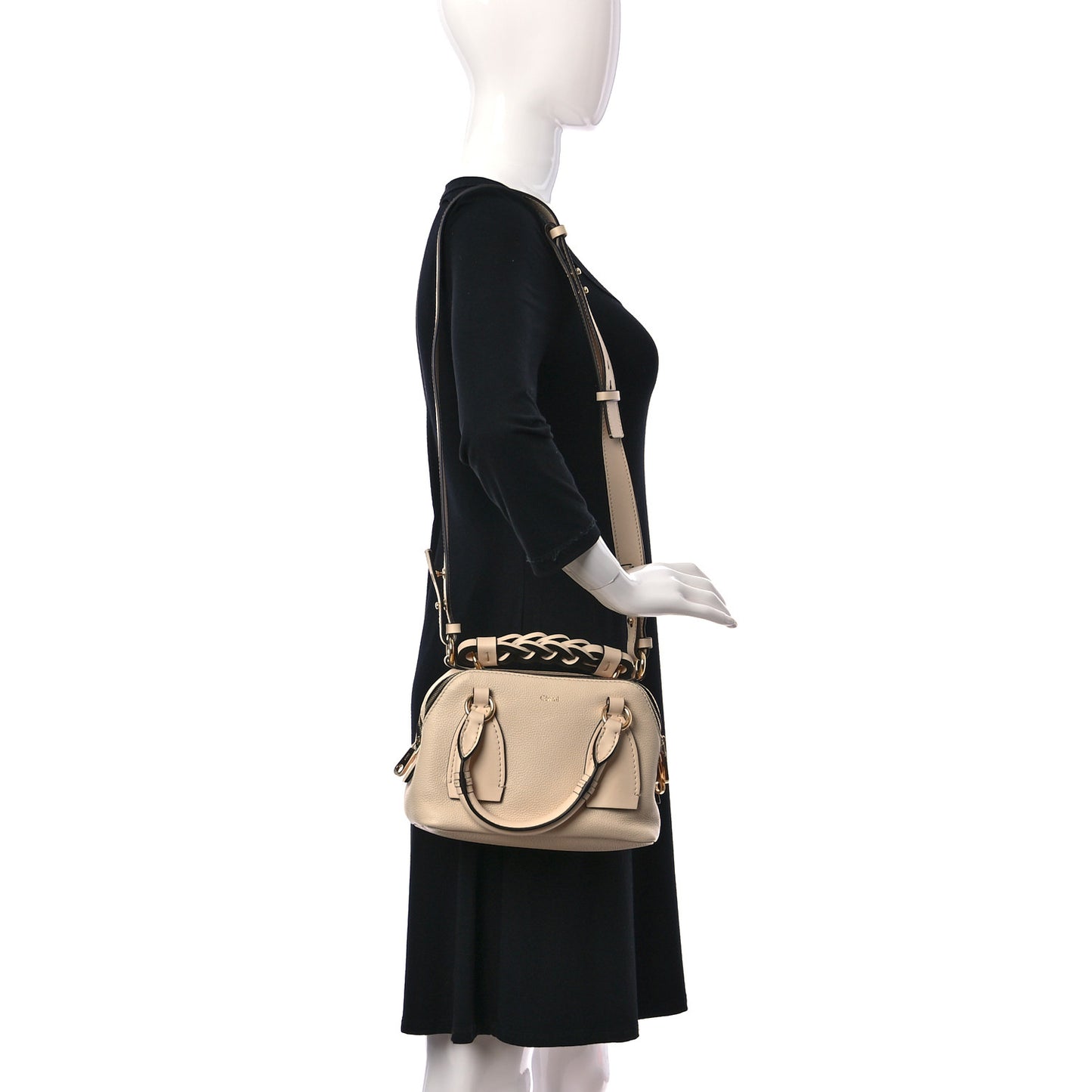 Calfskin Small Daria Light Beige