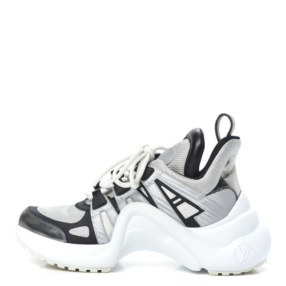 Louis Vuitton Calfskin Technical Nylon LV Archlight Sneakers 36 White 1 of 9