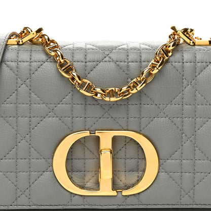 Christian Dior Calfskin Cannage Small Caro Bag Grey 8 of 10