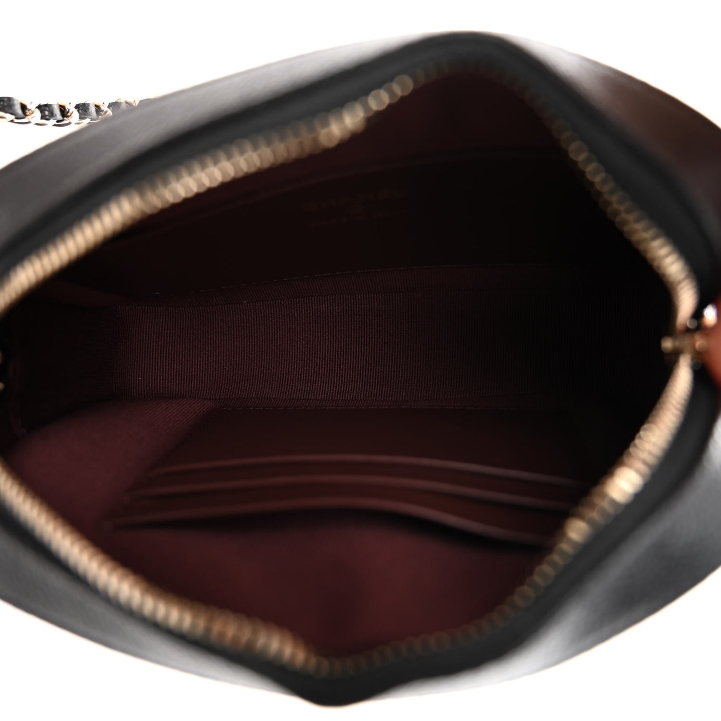 Caviar Quilted Chain Camera Bag Black