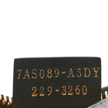 Fendi Vitello Grace Matte Nano Fendigraphy Hobo Charm Black 7 of 10