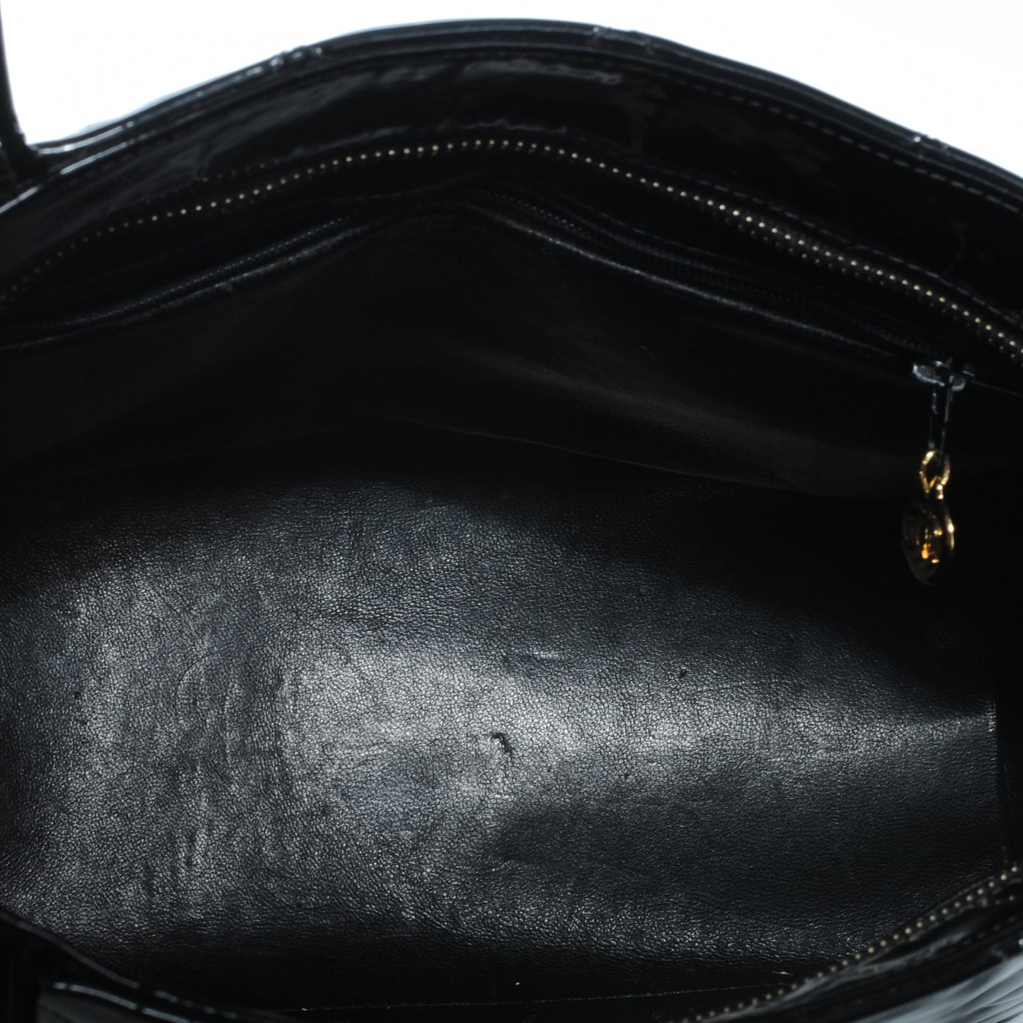 Patent Medallion Tote Black